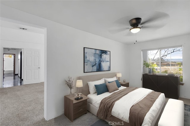 16912 Danbury Ave, Hesperia, CA 92345 - carpeted bedroom with ceiling fan
