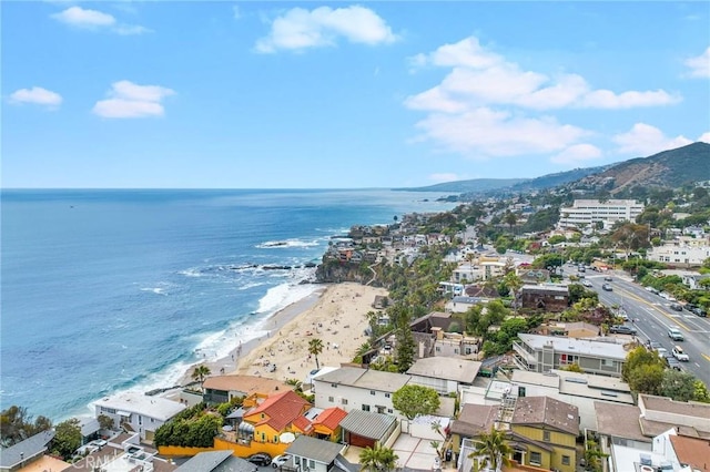 32015 Point Pl, Laguna Beach, CA 92651 - drone / aerial view of a water and mountain view