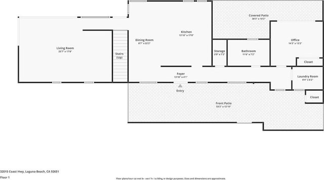 32015 Point Pl, Laguna Beach, CA 92651 - view of floor plan / room layout