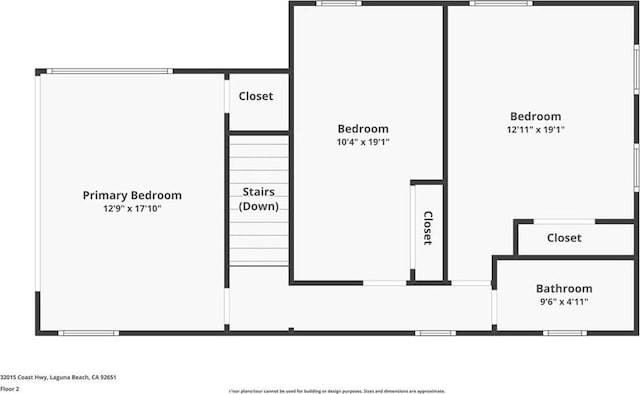 32015 Point Pl, Laguna Beach, CA 92651 - view of floor plan / room layout