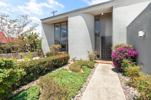 3112 N Mountain View Dr, San Diego, CA 92116 - property entrance featuring stucco siding
