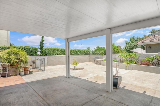 3112 N Mountain View Dr, San Diego, CA 92116 - fenced backyard featuring a patio area