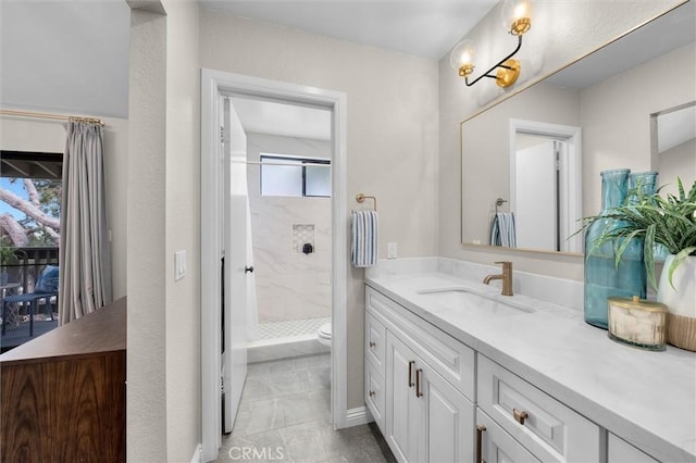 220 S Prospect Ave Unit 9, Redondo Beach, CA 90277 - full bathroom featuring vanity and a shower stall