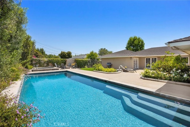 1831 Cockscrow Ln, North Tustin, CA 92705 - view of pool with a patio area