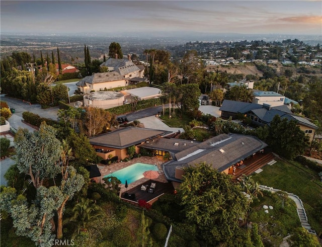 1501 Clearview Ln, North Tustin, CA 92705 - aerial overview of property's location with a pool