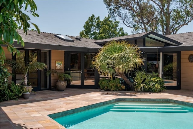 1501 Clearview Ln, North Tustin, CA 92705 - swimming pool with french doors and a patio area
