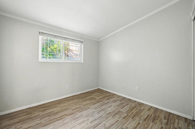 10150 Sierra Madre Rd, Spring Valley, CA 91977 - empty room featuring wood finished floors and crown molding
