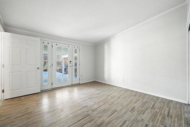10150 Sierra Madre Rd, Spring Valley, CA 91977 - unfurnished room with crown molding and wood finished floors