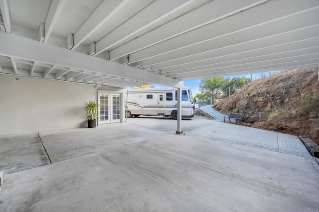 10150 Sierra Madre Rd, Spring Valley, CA 91977 - view of patio with french doors and an attached carport