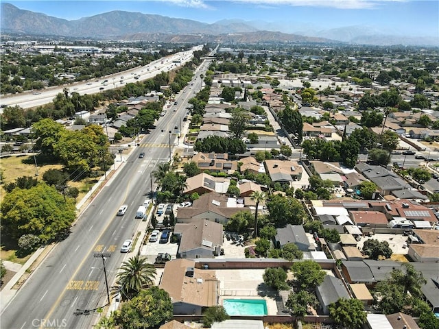 13886 Paxton St, Pacoima, CA 91331 - aerial perspective of suburban area featuring mountains