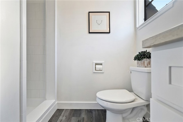 14819 San Feliciano Dr, La Mirada, CA 90638 - bathroom with wood finished floors and a tile shower