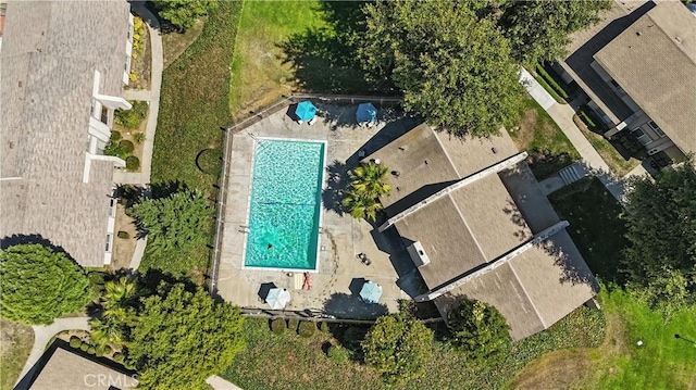 13643 Alcade St, La Puente, CA 91746 - bird's eye view of a pool