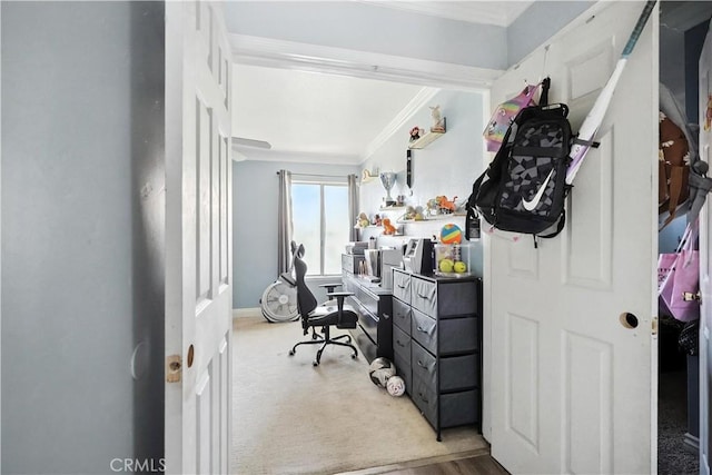 13643 Alcade St, La Puente, CA 91746 - office space with ornamental molding and baseboards