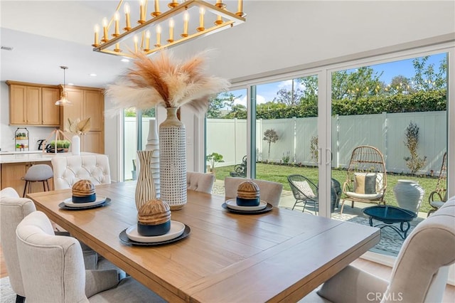 5621 E Carita St, Long Beach, CA 90808 - dining space featuring recessed lighting