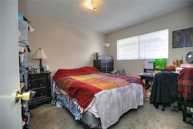 560 S 12th St, Grover Beach, CA 93433 - bedroom with carpet flooring and a textured ceiling