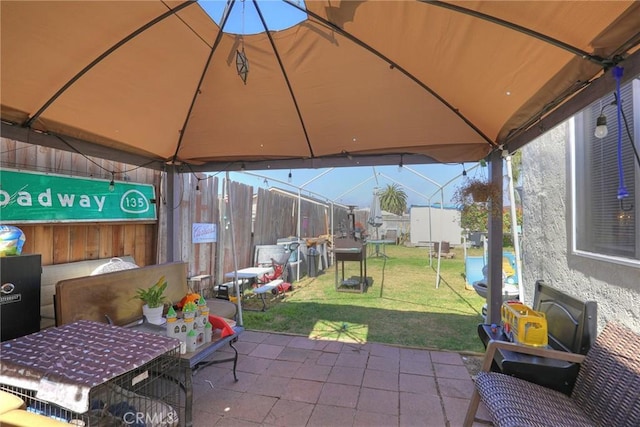 560 S 12th St, Grover Beach, CA 93433 - view of patio featuring a gazebo