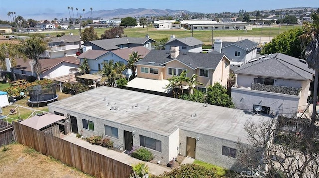 560 S 12th St, Grover Beach, CA 93433 - aerial perspective of suburban area featuring a mountainous background