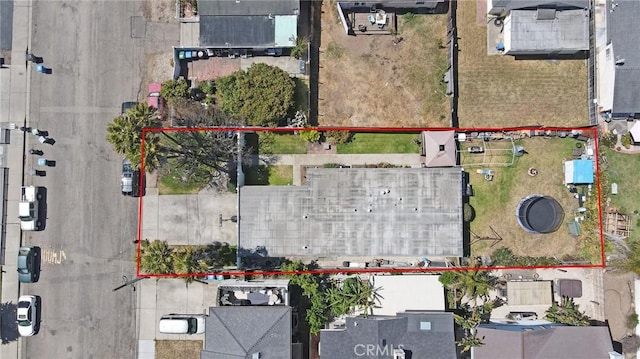 560 S 12th St, Grover Beach, CA 93433 - aerial view of property and surrounding area with property parcel outlined