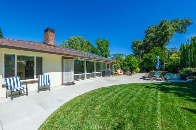 2158 N Ave, Chico, CA 95926 - view of grassy yard with a patio