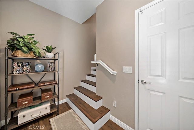 15655 Vista Way Unit 100, Lake Elsinore, CA 92532 - staircase with wood finished floors