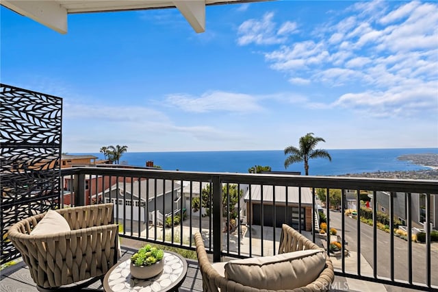 1094 Katella St, Laguna Beach, CA 92651 - balcony featuring a water view