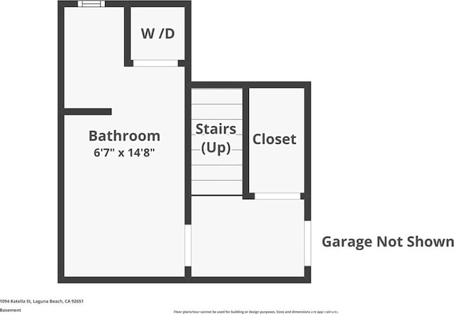 1094 Katella St, Laguna Beach, CA 92651 - view of room layout