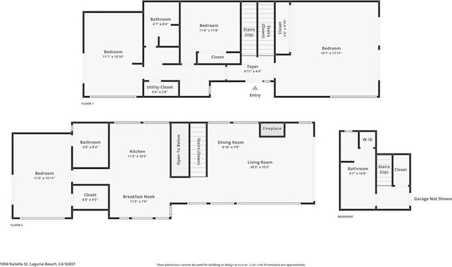 1094 Katella St, Laguna Beach, CA 92651 - view of room layout