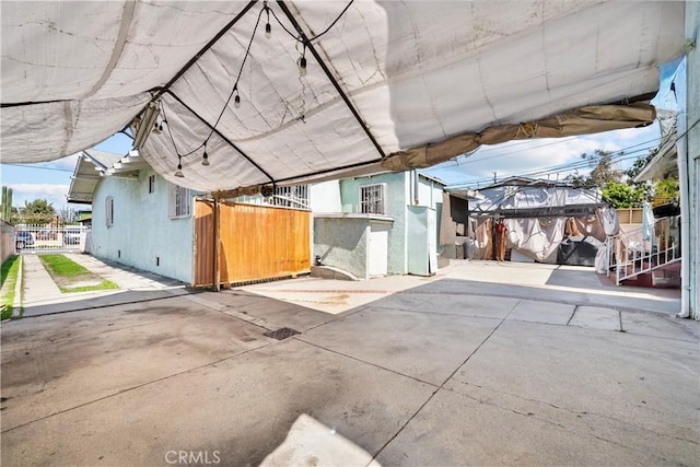 178 E 49th St, Los Angeles, CA 90011 - view of patio / terrace featuring a gazebo