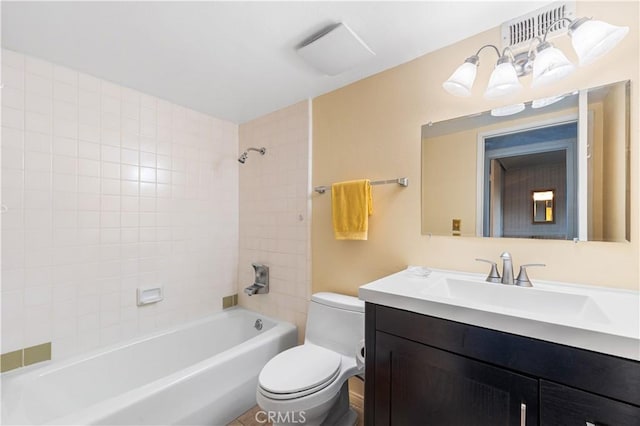 6991 Caminito Perico, San Diego, CA 92119 - bathroom featuring vanity and shower / tub combination
