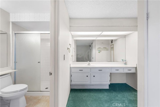 6991 Caminito Perico, San Diego, CA 92119 - bathroom featuring a shower stall and vanity