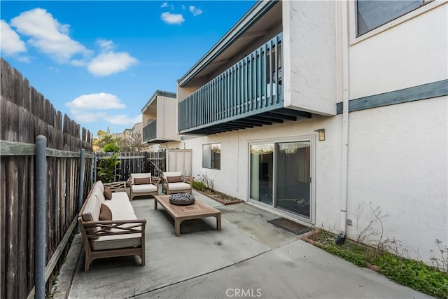 6991 Caminito Perico, San Diego, CA 92119 - patio / terrace featuring a patio and an outdoor living space