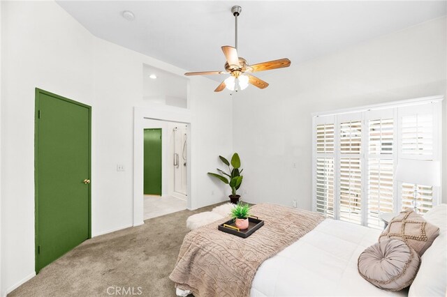 1026 N Turner Ave Unit 223, Ontario, CA 91764 - carpeted bedroom featuring ceiling fan