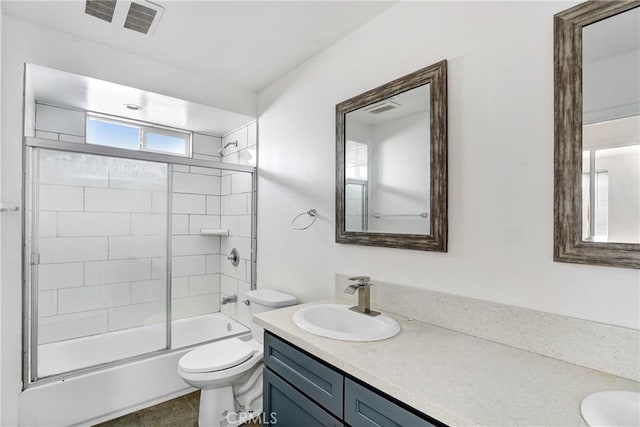 2437 Malabar St, Los Angeles, CA 90033 - bathroom featuring double vanity and combined bath / shower with glass door