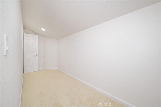 3823 Via Manzana, San Clemente, CA 92673 - unfurnished room with light colored carpet and vaulted ceiling
