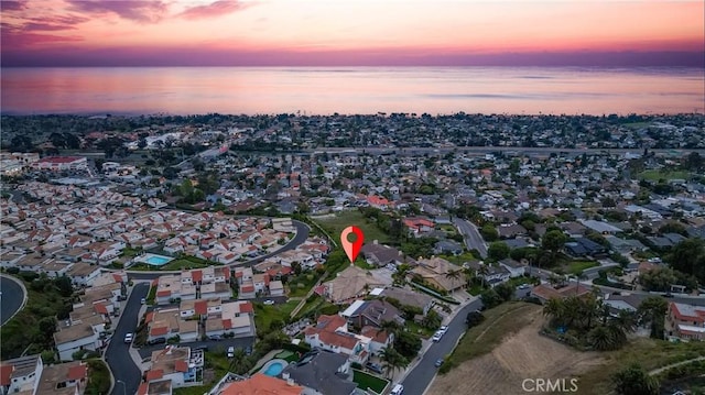 3823 Via Manzana, San Clemente, CA 92673 - aerial view at dusk of a water view and a residential view