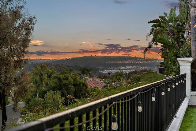 10 Novilla, Laguna Niguel, CA 92677 - view of balcony at dusk
