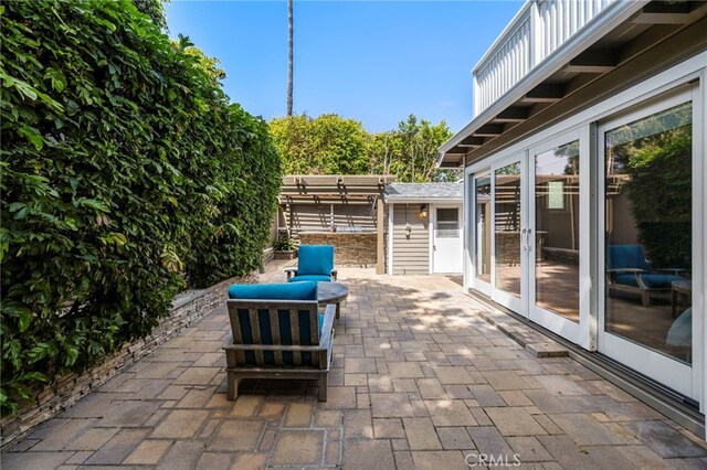 430 Anita St, Laguna Beach, CA 92651 - view of patio featuring french doors
