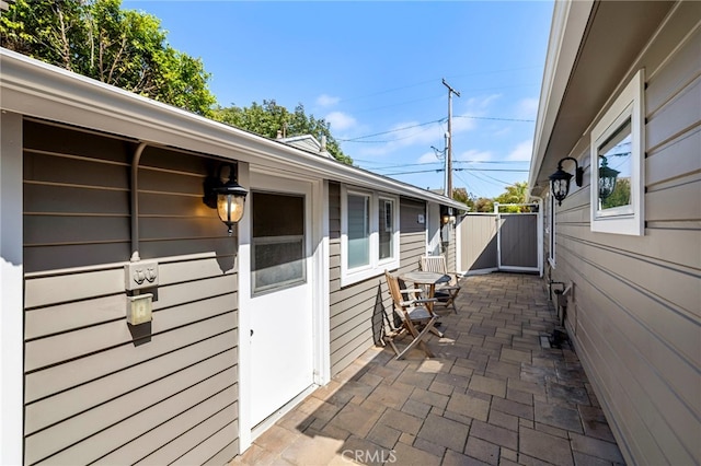 430 Anita St, Laguna Beach, CA 92651 - view of patio / terrace featuring a gate