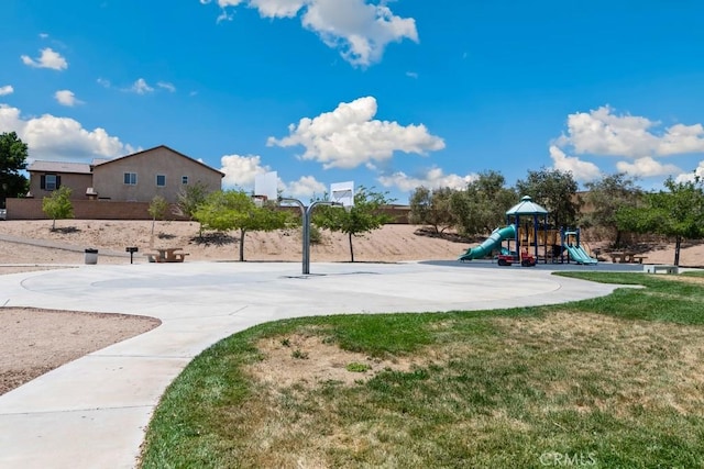 14075 Tourmaline St, Hesperia, CA 92344 - view of jungle gym featuring a yard