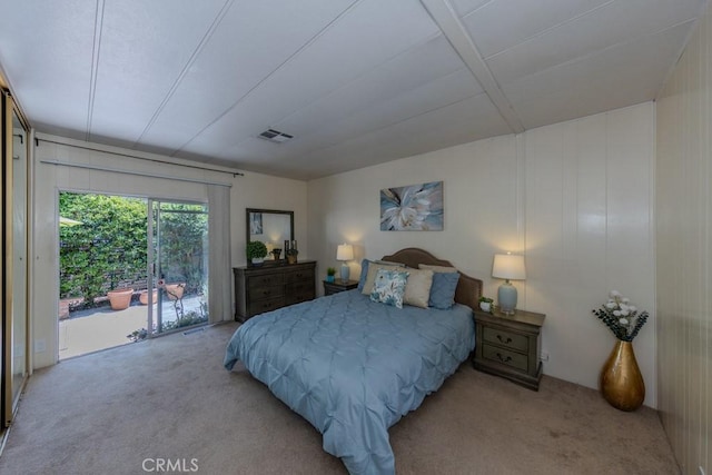 2851 Rolling Hills Dr Unit 255, Fullerton, CA 92835 - carpeted bedroom with access to exterior