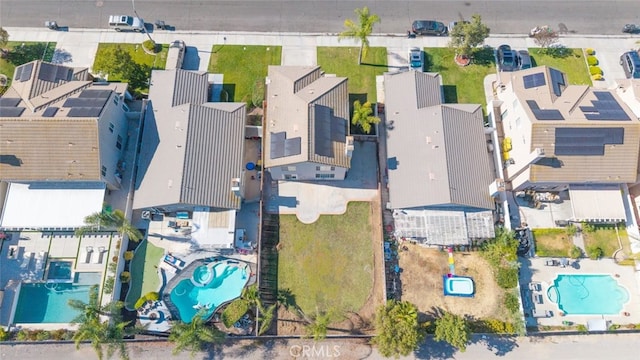 31652 Loma Linda Rd, Temecula, CA 92592 - aerial view of residential area featuring a pool