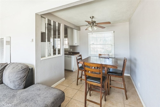 15917 Lee St, Mojave, CA 93501 - dining space featuring ceiling fan and light tile patterned floors