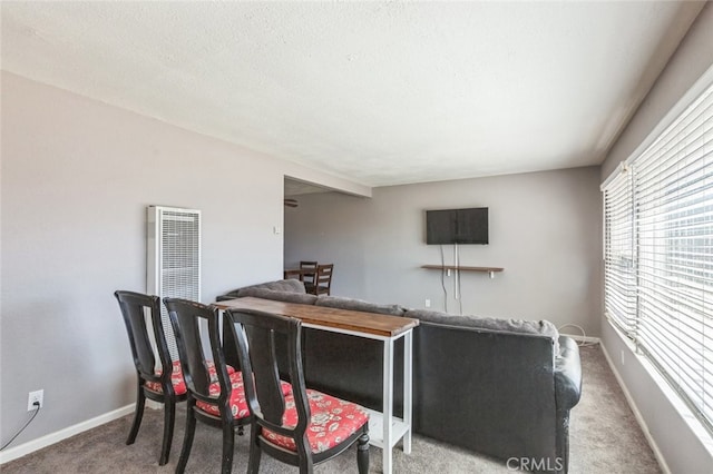 15917 Lee St, Mojave, CA 93501 - living area with carpet flooring and a heating unit