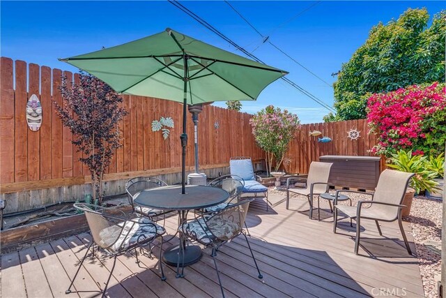 4477 Los Serranos Blvd, Chino Hills, CA 91709 - view of wooden terrace