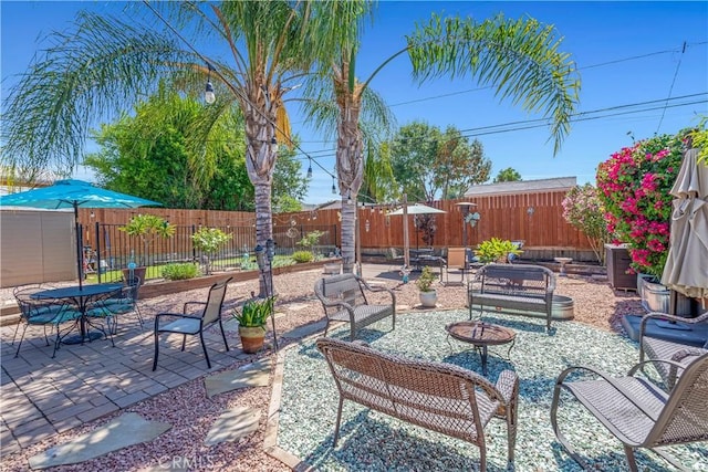 4477 Los Serranos Blvd, Chino Hills, CA 91709 - fenced backyard featuring a patio area and outdoor dining area