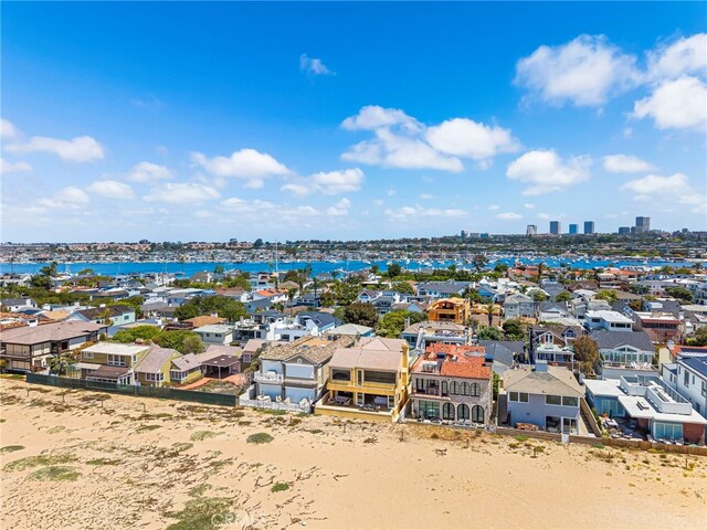 1554 E Oceanfront, Newport Beach, CA 92661 - aerial view of residential area with a large body of water