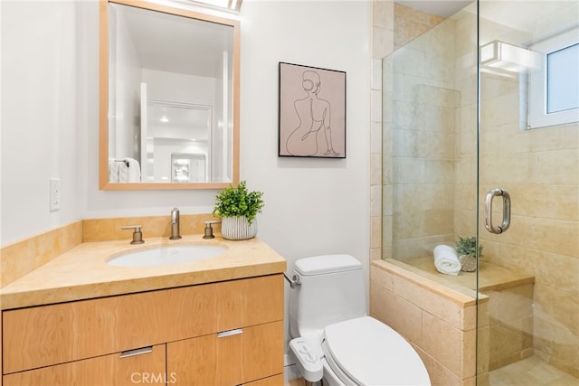 1554 E Oceanfront, Newport Beach, CA 92661 - bathroom featuring vanity and a shower stall