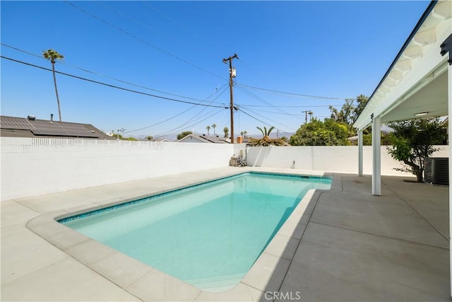 5001 N Darfield Ave, Covina, CA 91724 - view of swimming pool featuring a patio area and a fenced backyard