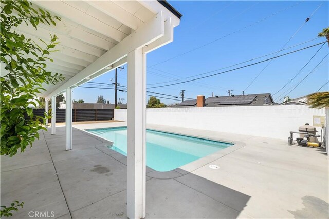 5001 N Darfield Ave, Covina, CA 91724 - view of pool featuring a patio area and a fenced backyard