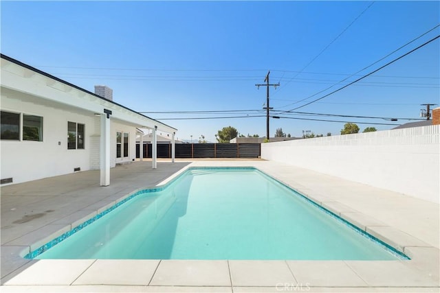 5001 N Darfield Ave, Covina, CA 91724 - view of pool with a fenced backyard and a patio area